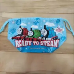 お弁当用巾着　トーマス
