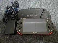 PS Vita PCH-2000 レッド/ブラック 本体　8GBメモリーカード
