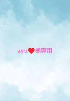 ayu♥様専用ページです♡