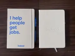 indeed ノート 2冊セット ボールペン付き 企業グッズ