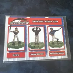 MLB SportsClix フィギュアカード　イチロー ボンズ ロドリゲス
