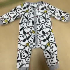 スヌーピー ロンパース　もこもこ　パジャマ　ベビーパジャマ　PEANUTS