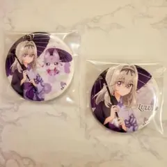 名探偵プリキュア 極楽湯 缶バッジ 森亜るるか 2種