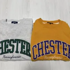 スウェット 2枚セット CHESTER