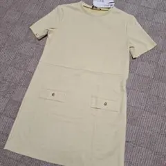 ▣　ZARA イエロー　ワンピース　M