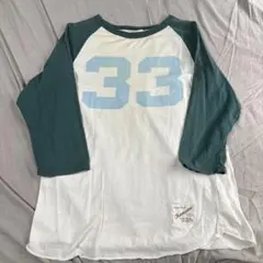 Champion ラグランスリーブ ベースボールシャツ M