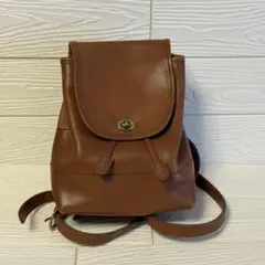 美品✨オールドコーチ COACH ターンロック グラブタンレザー ミニリュック茶