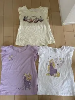 ディズニープリンセス Tシャツ 3枚セット　ユニクロ　120