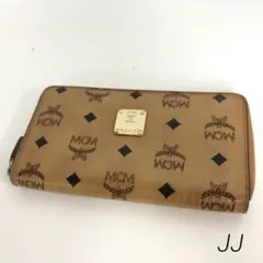 極美品✨希少レア MCM長財布ラウンドファスナーヴィセトス柄 ピンク 