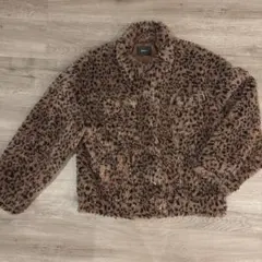 MURUA ムルーア ジャケット 2 M ボアジャケット レオパード柄 豹柄