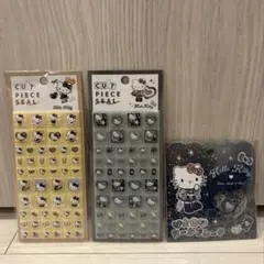 新品　ハローキティ　ギャルキティ　タイルシール　おはじきシール