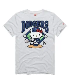 【海外限定】ドジャース × ハローキティ コラボ Tシャツ サンリオ　トップスのサムネイル