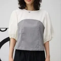 【AZUL BY MOUSSY】ビスチェレイヤードパフスリーブトップスのサムネイル