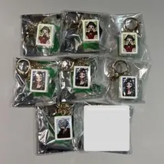 極楽街 極近店 トレーディング 麻雀牌風 キーホルダー 8点セット 