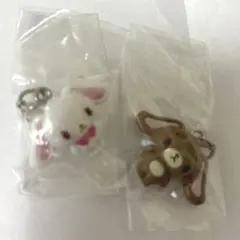 サンリオ シュガーバニーズ めじるしアクセサリー しろうさ くろうさ
