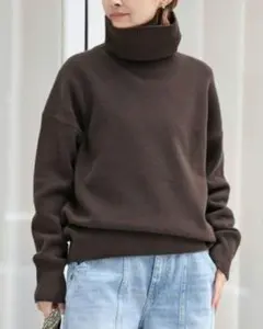 Jun様【美品】DeuxiemeClasseミドルゲージタートルニットオーバー