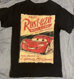 ディズニー　ピクサー　カーズ　Tシャツ　L マックイーン　古着風　半袖　Lサイズのサムネイル