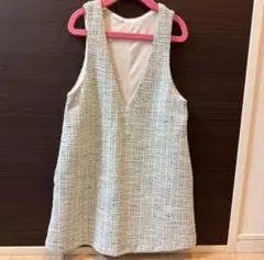 GU ジーユー　GIRLS　ジャンパードレス　130