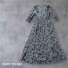 【HitoHana×ROPE' PICNIC】花柄ワンピース　ロペピクニック