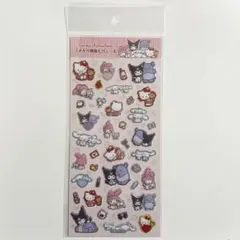 正規品 サンリオキャラクター ラメ入り樹脂もりシール MXいつもいっしょ