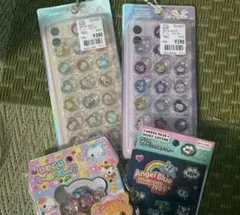 キラコロ　おはじき　シール　カミオジャパン　エンジェルブルー