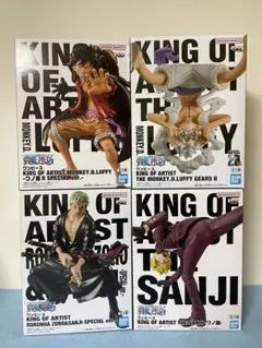 ワンピース KING OF ARTIST ルフィ ゾロ サンジ　ニカ フィギュア