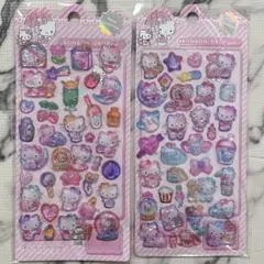サンリオ ハローキティ ぷくぷくシール 3D立体シール 2枚セット
