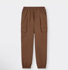 GU カーゴ　ジョガーパンツ　M ブラウン