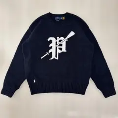 Polo Ralph Lauren ロゴインターシャ コットン セーター