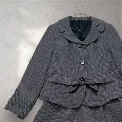 コパカ　セレモニースーツ　ワンピースセットアップ　大きいサイズ　15号　リボン