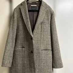 BEAMS LIGHTS チェスターコート チェック柄