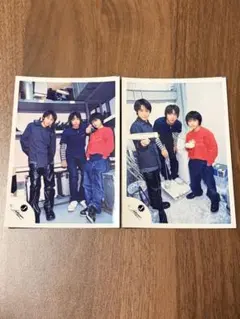 関ジャニ∞ 村上信五 錦戸亮 安田章大 ジュニア時代公式写真 2枚