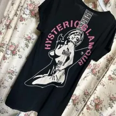 ヒステリックグラマー ギターガール半袖Tシャツ - メルカリ
