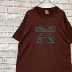 USA製90sヴィンテージTシャツ！シングルステッチ　ブラウン半袖古着XL27