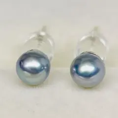 新品 高品質 オーロラ彩凛級アコヤパールピアス - メルカリ