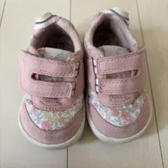 イフミー　ベビーシューズ 12.5cm ピンク 花柄