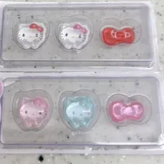 キティ　ぷっくりったいバッジ、マルチデコパーツ