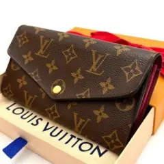 ◆新型◆ ヴィトン モノグラム サラ フューシャ 長財布 ブラウン M62234