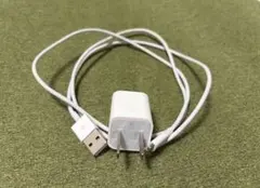 iPhone ホワイト Lightning 国内純正ケーブル 充電器 USB-A