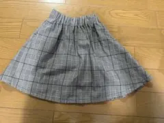41番　グローバルワーク　チェック柄スカート 130