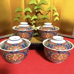 有田焼　蓋付き丼 4客セットのサムネイル