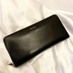 良品★ポールスミス ラウンドファスナー 長財布 ブラック マルチ