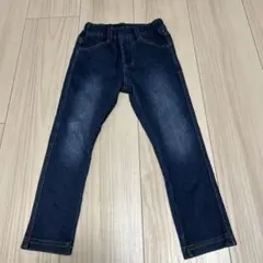 branshes ダークブルー 長ズボン 100cm デニム風