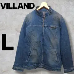 VILLAND Lサイズ デニム ジャケット Gジャン