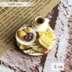 6 ＊小さな焼き菓子セット＊　ミニチュアスイーツ　ドールハウス　食品サンプル