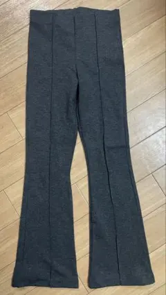 Zara 152cm ストレッチフレアパンツ 11-12歳 ダークグレー