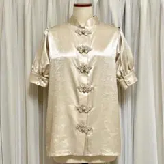 jouetie バックオープン2WAYチャイナブラウス アイボリー