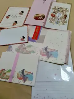 昔の和風レターセットまとめ売り 便箋 封筒