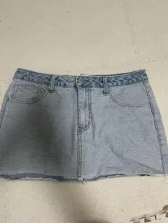 FOREVER 21 デニムミニスカート ライトブルーのサムネイル
