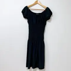 agnes b. PARISアニエスベーオフショル シャーリングワンピース